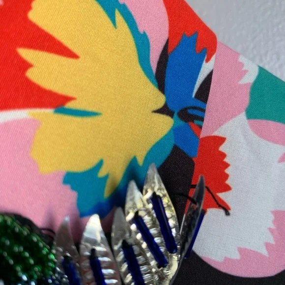 Dida Bole tropical print beaded dress - Picture 4 of 16